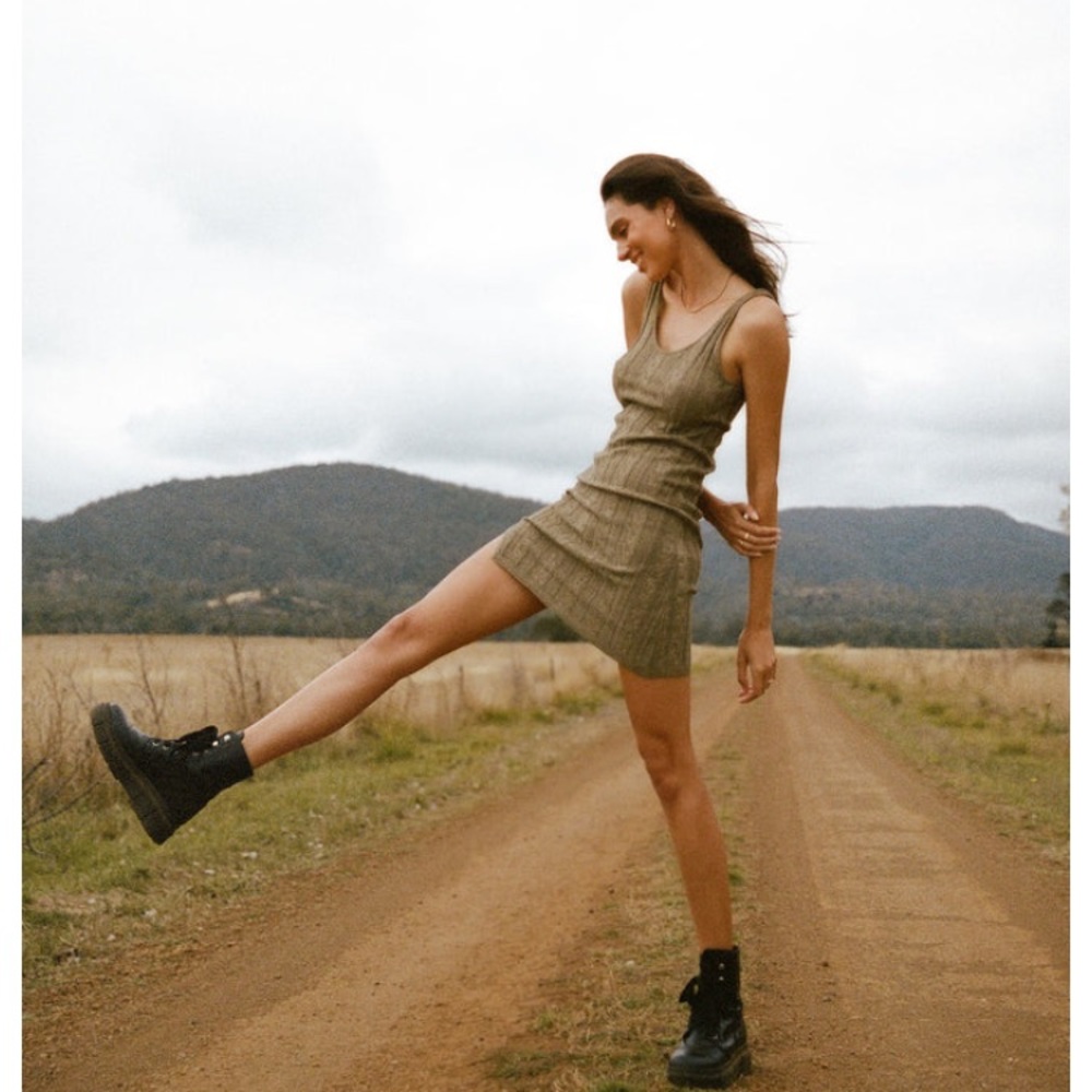 Spell Frenchie Rib Mini Dress